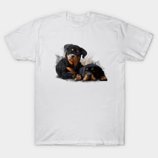 Rottweiler Welpen T-Shirt